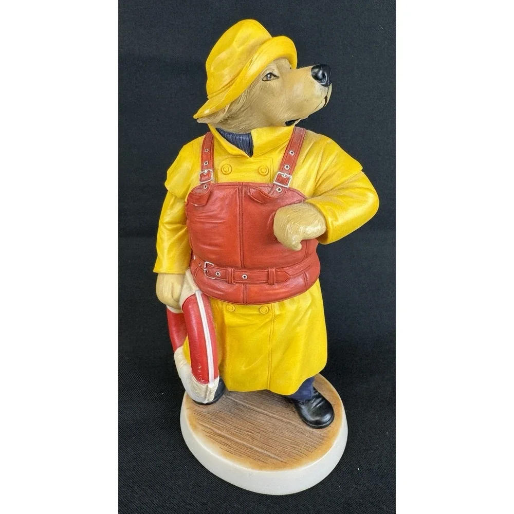Vintage 1997 Robert Harrop Golden Retriever Lifeboat Man CC107 Made In England